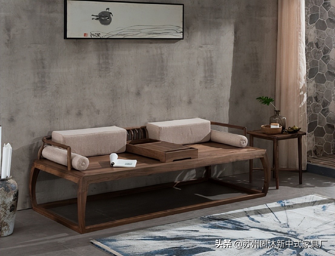 禅意新中式原木大平层,新中式原木禅意软装元素