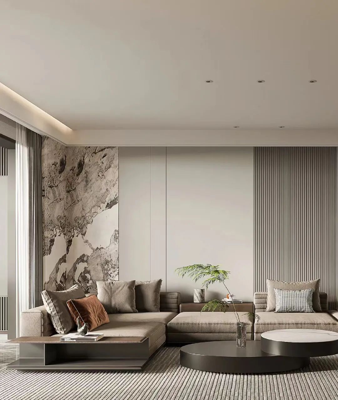 雪雀模数整装公司属于什么档次,现代轻奢装修风格暖色调温岭