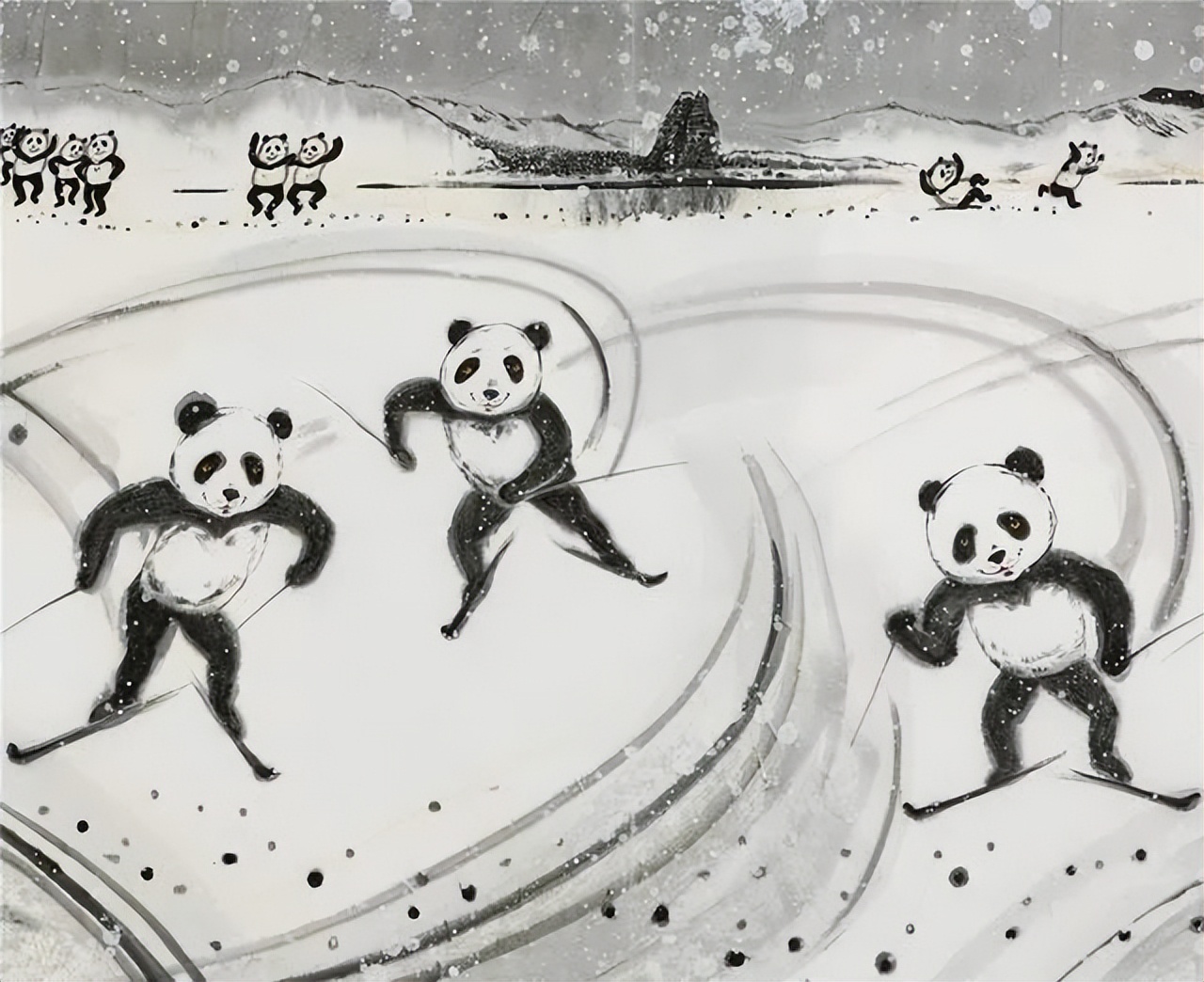 国画的神韵，西画的写实