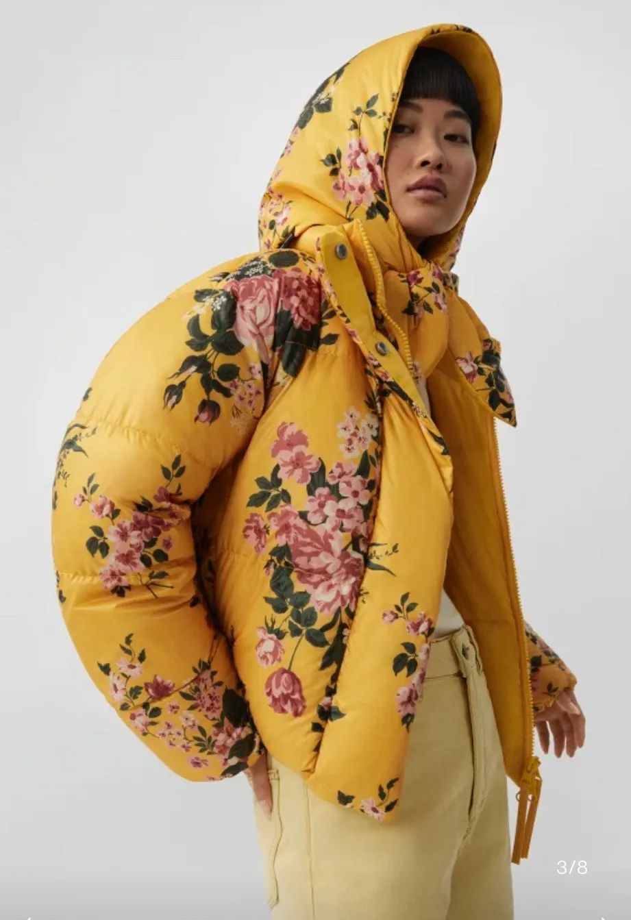 加拿大鹅推出新款大花,加拿大鹅花棉袄吐槽