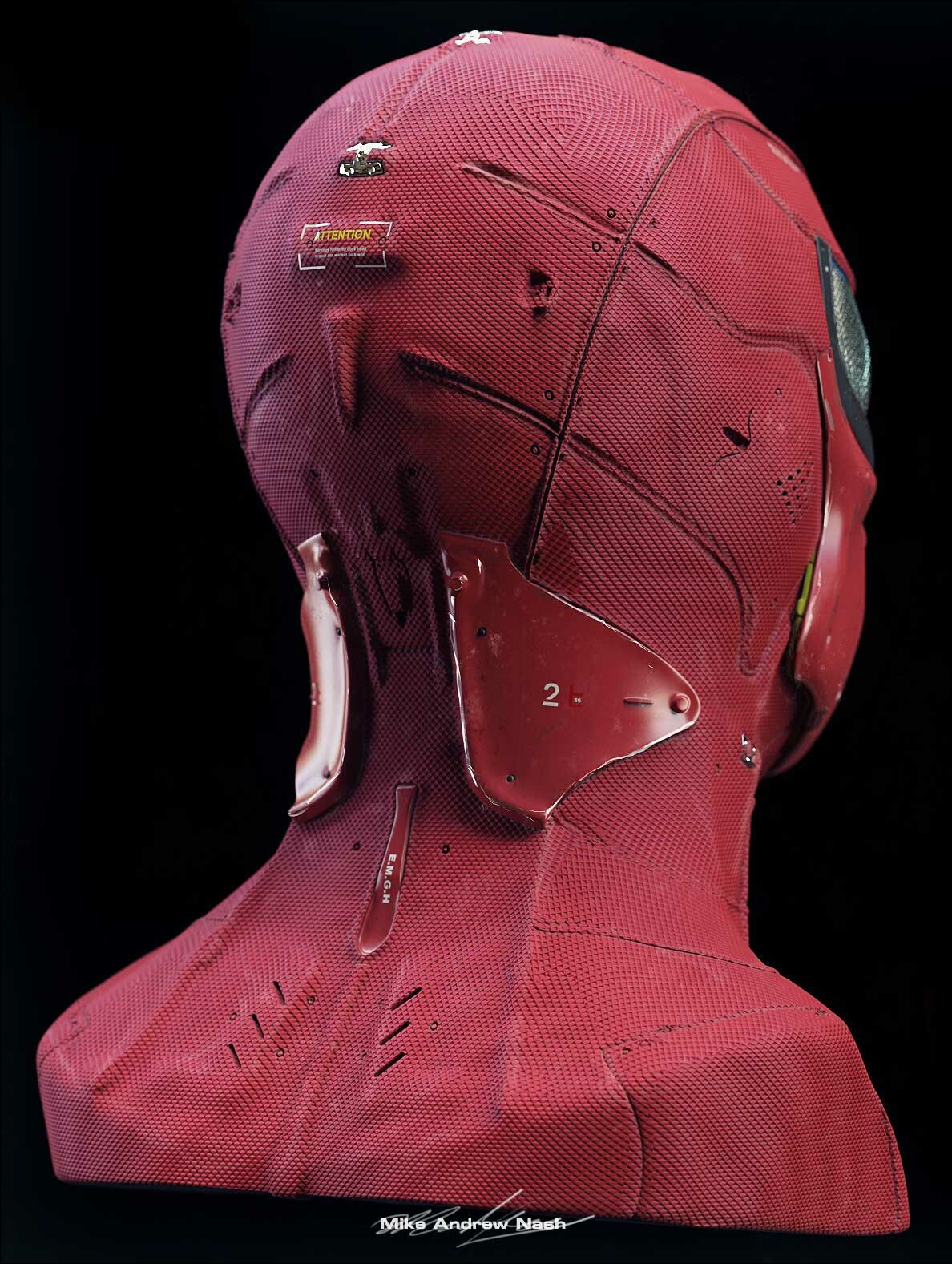 COOL!令人叹为观止的精密机甲穿戴设备｜设计师mikenash作品欣赏