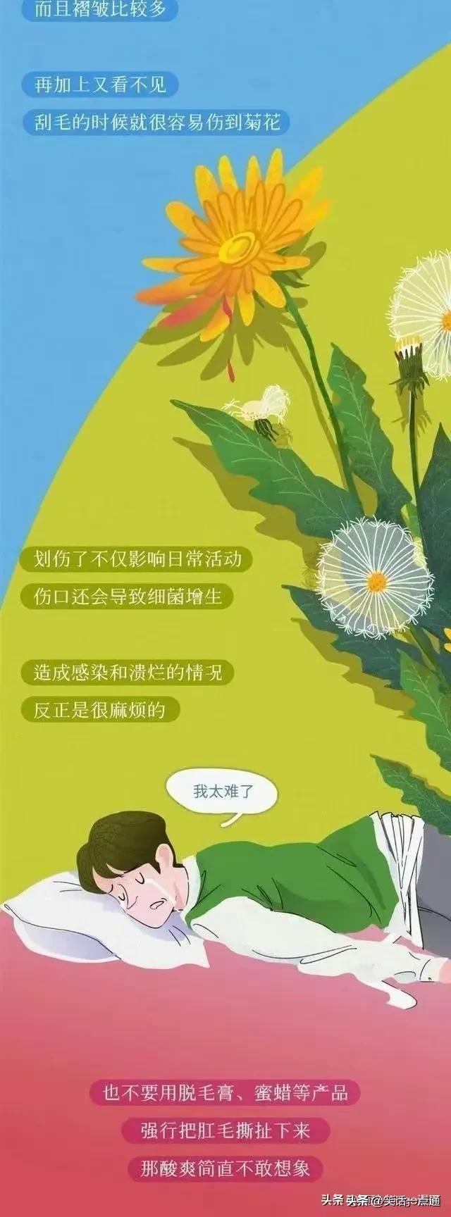 肛门周围为什么会长“毛”？可以刮掉吗？（漫画）