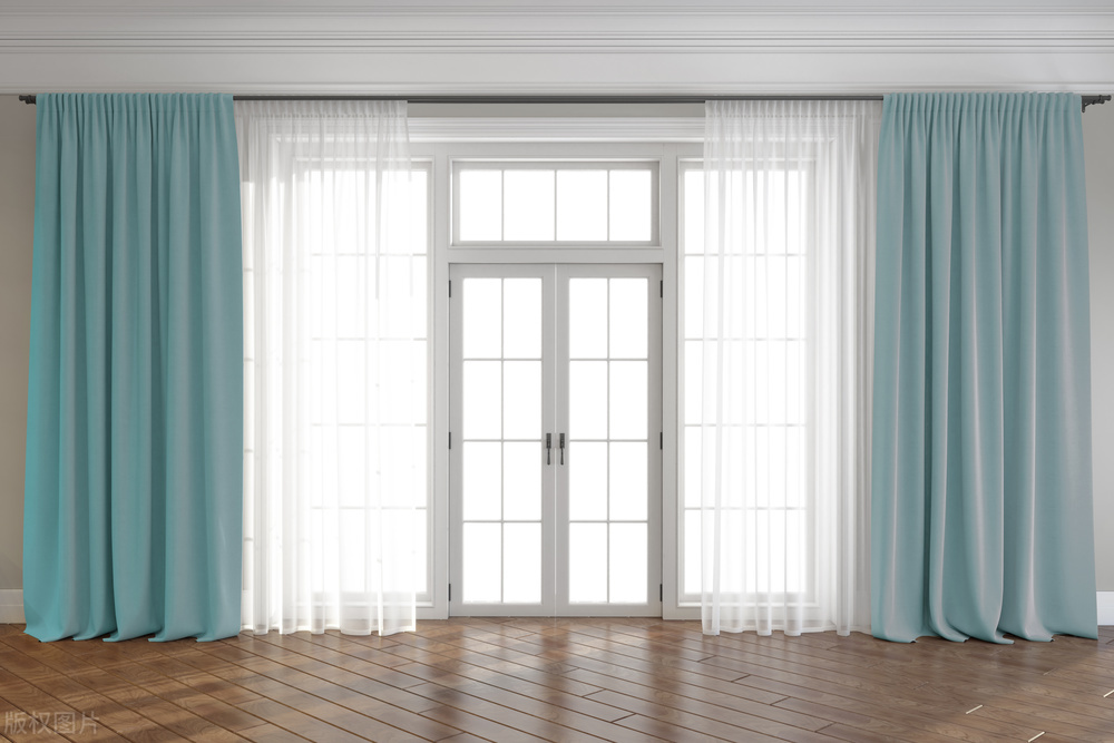 客厅网购窗帘装好了,装修窗帘推荐网购