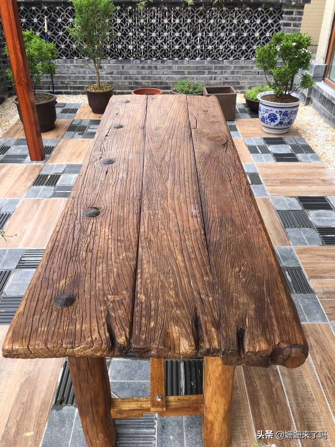 为什么老船木茶台那么便宜,老船木茶桌为什么会开裂