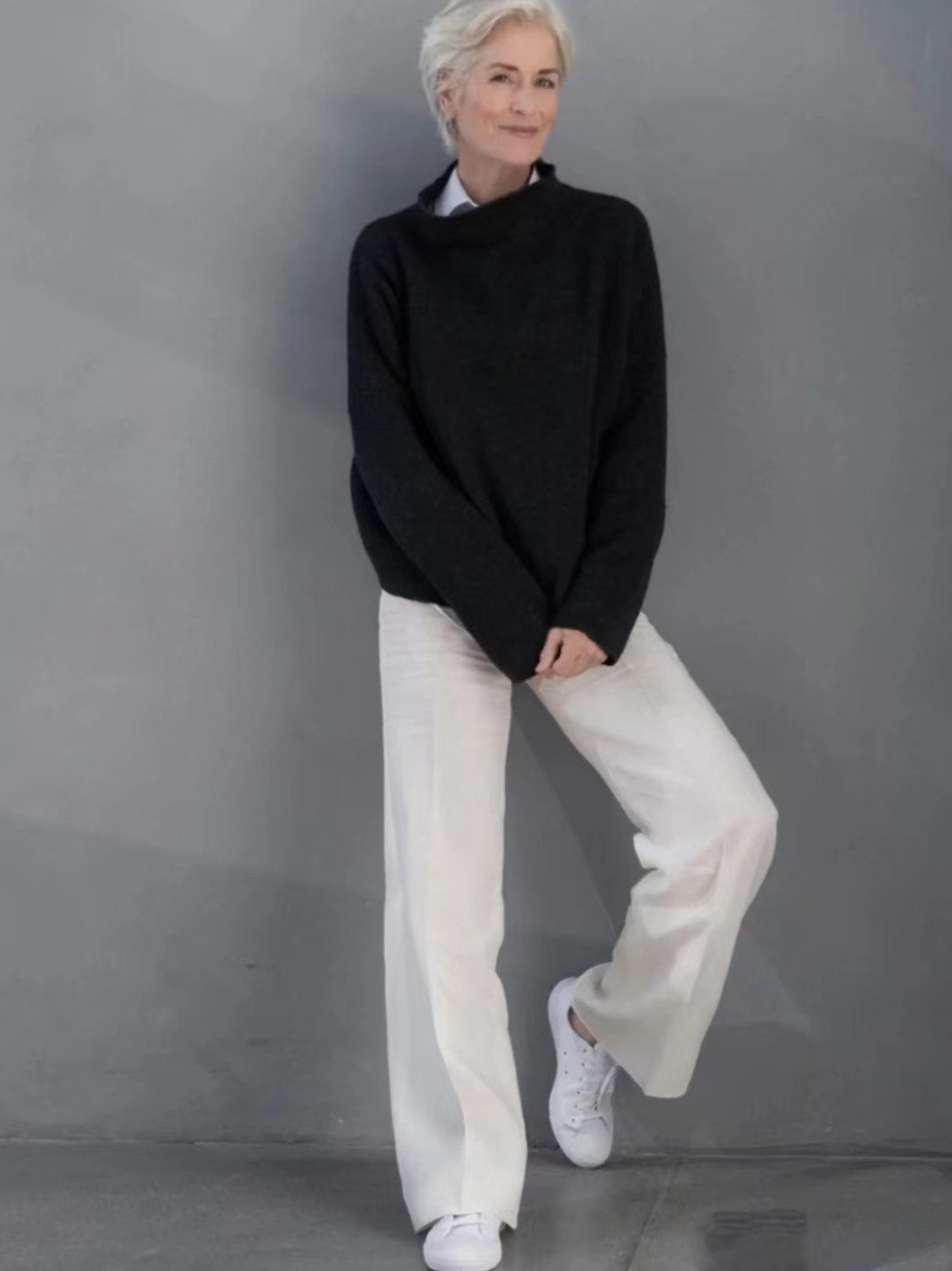 老年人穿什么颜色的毛衣好看,找老人好看的衣服