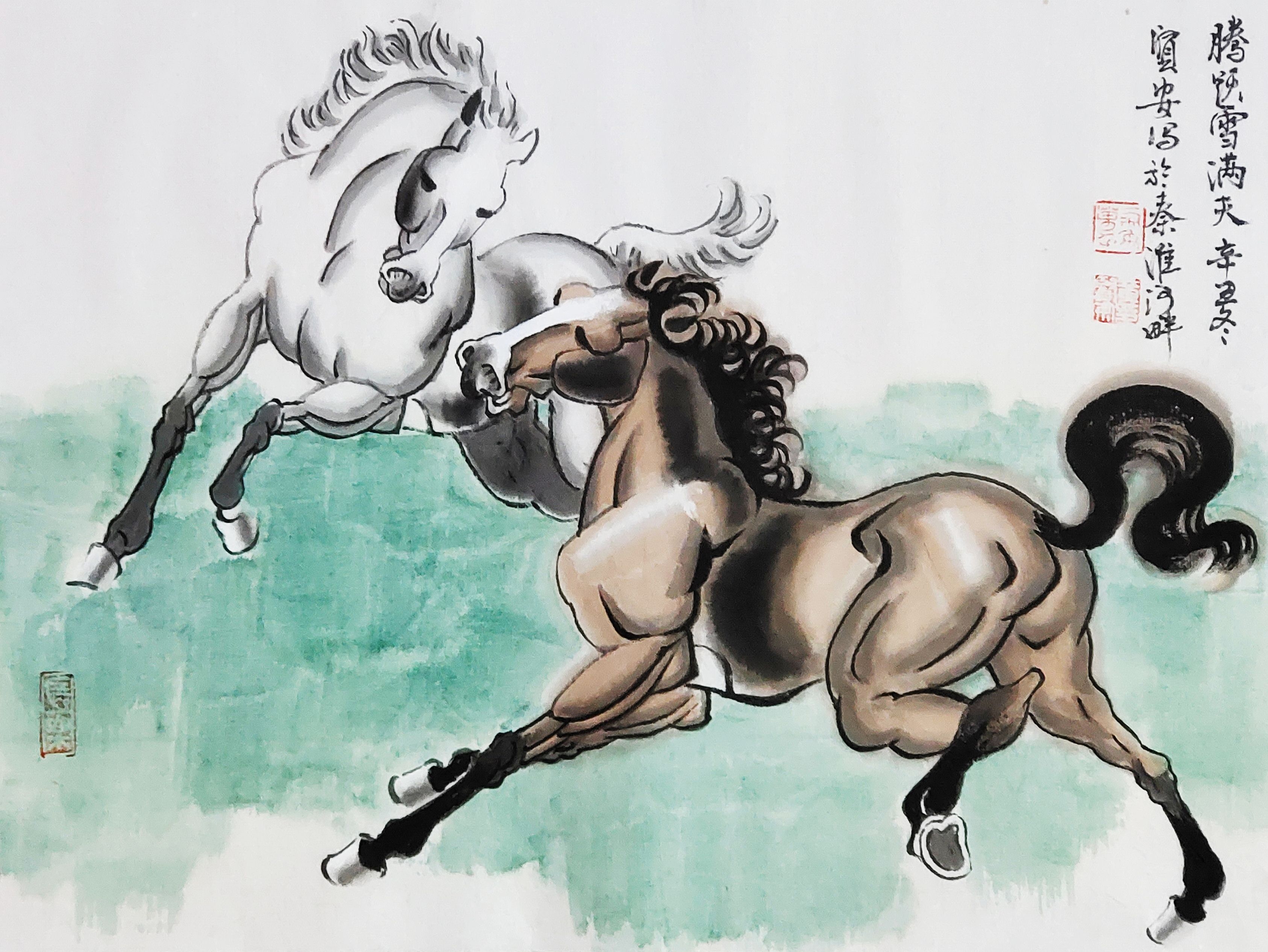 迎冬奥庆新春书画,迎元宵庆冬奥绘画一等奖