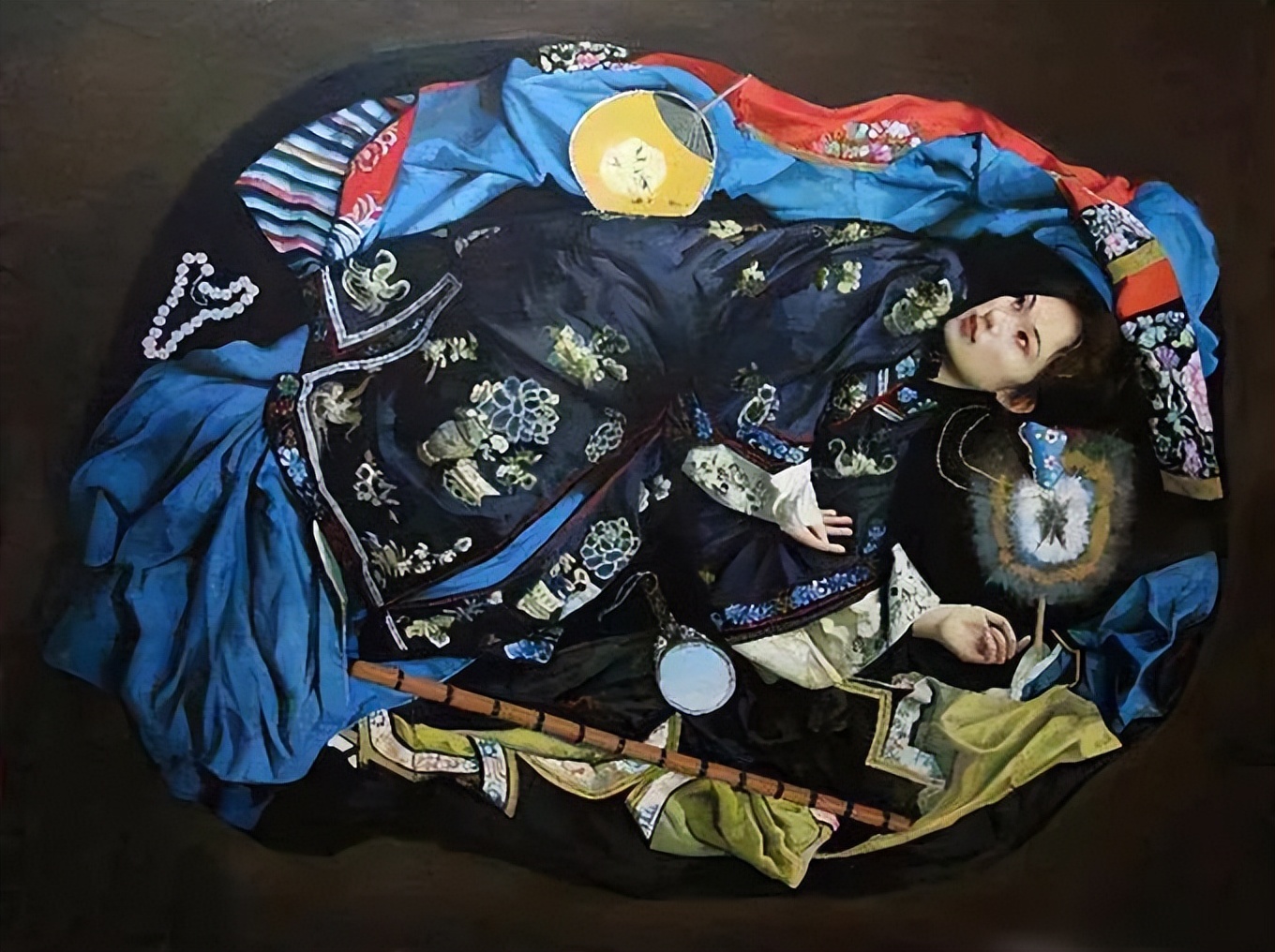 一个喜欢用上帝视角绘画女性人体美的画家，《心中的美好》舒展美