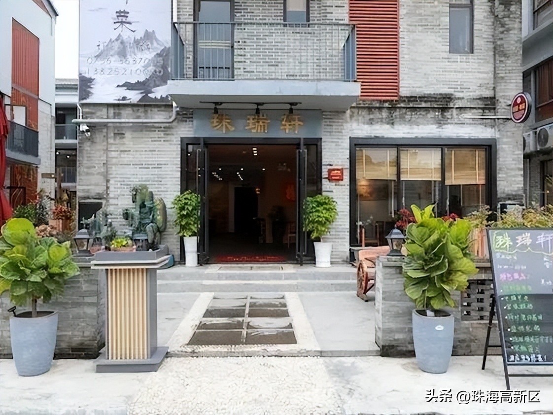 古色古香的明清风格的美食古街,古街古巷古村落风景到此一游