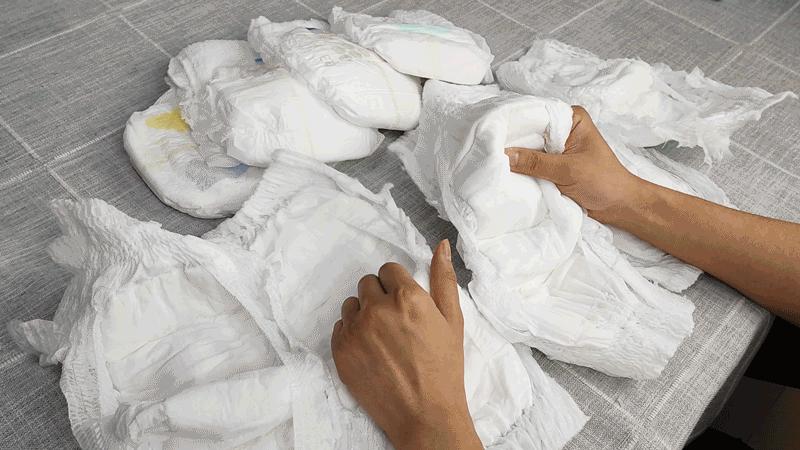 拉拉裤排行榜10强最好防漏尿,最新拉拉裤吸水量测评