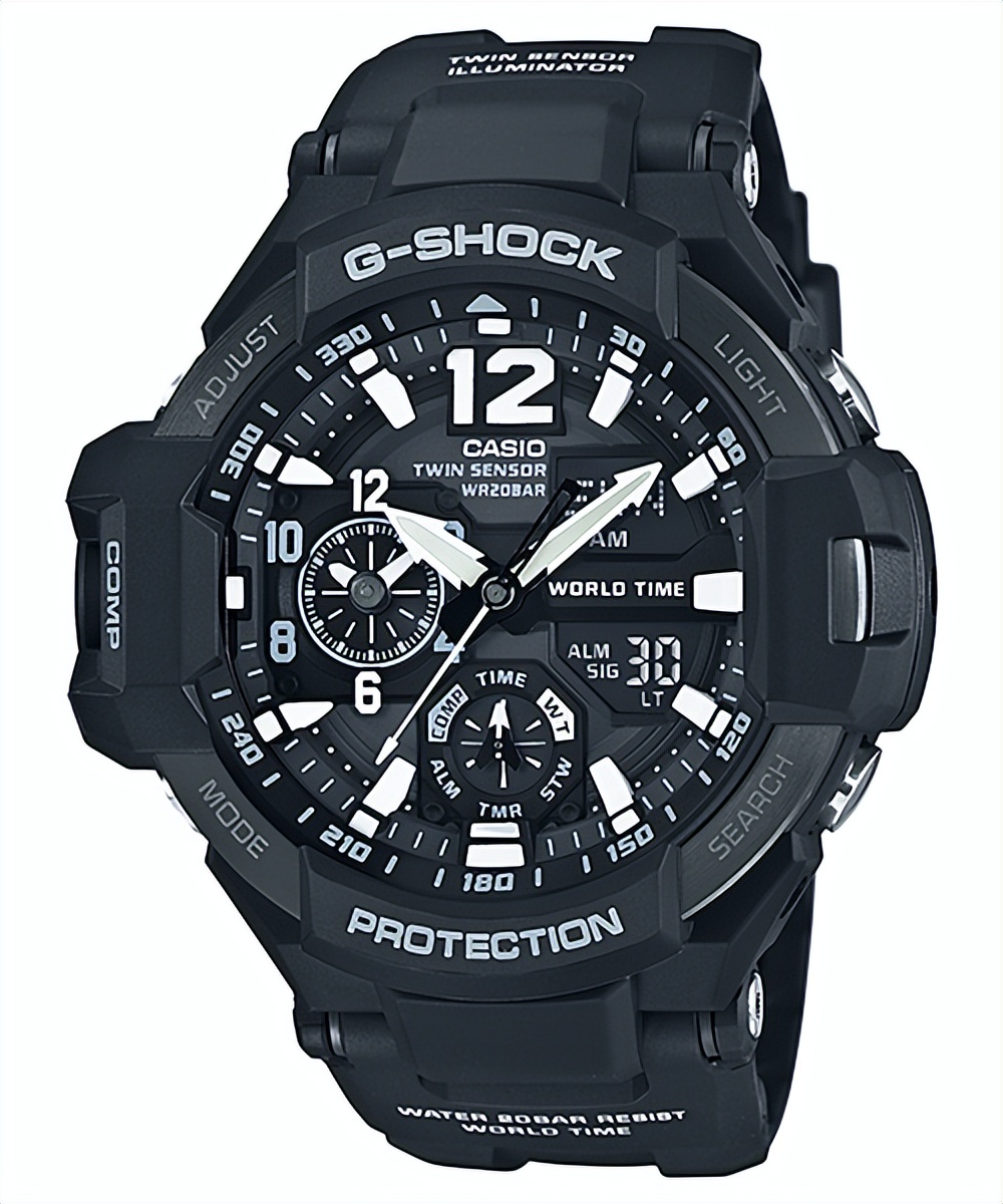 卡西欧空霸g-shockb1000,卡西欧空之勇者手表