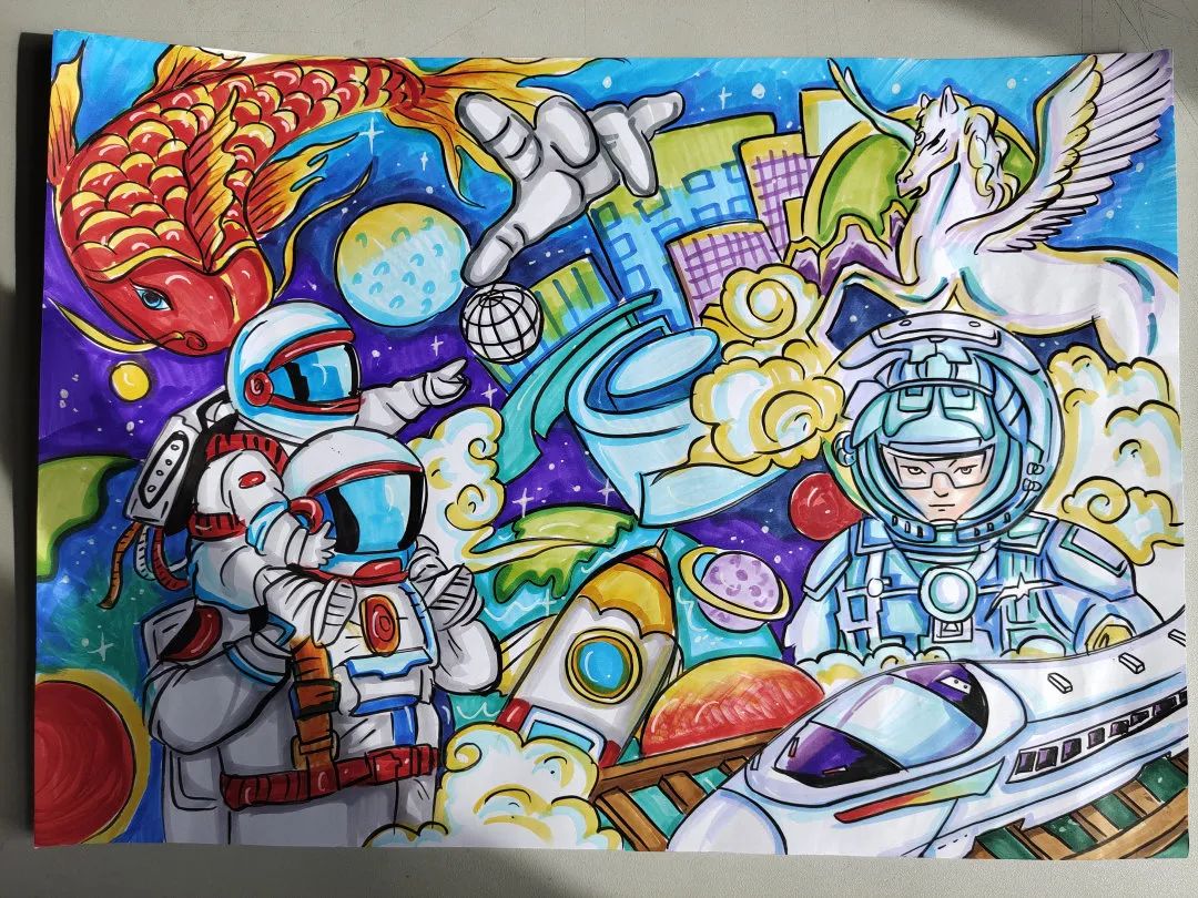 城阳区第二实验小学第六届科普创作大赛-科幻画（二）