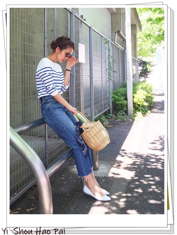 横条纹怎样穿显瘦,横条纹不显胖怎么穿