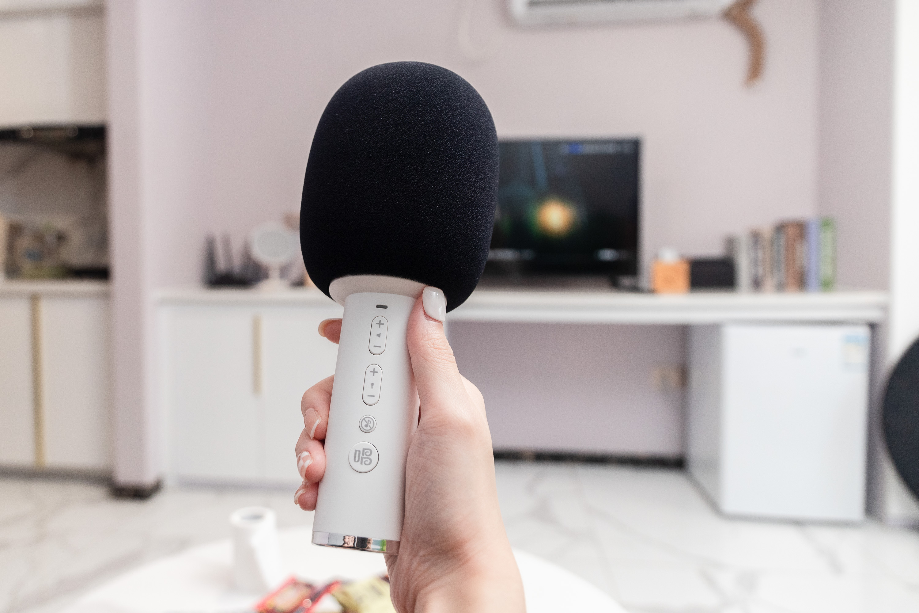 有品众筹音响,纯麦小米有品k歌智能无线麦克风