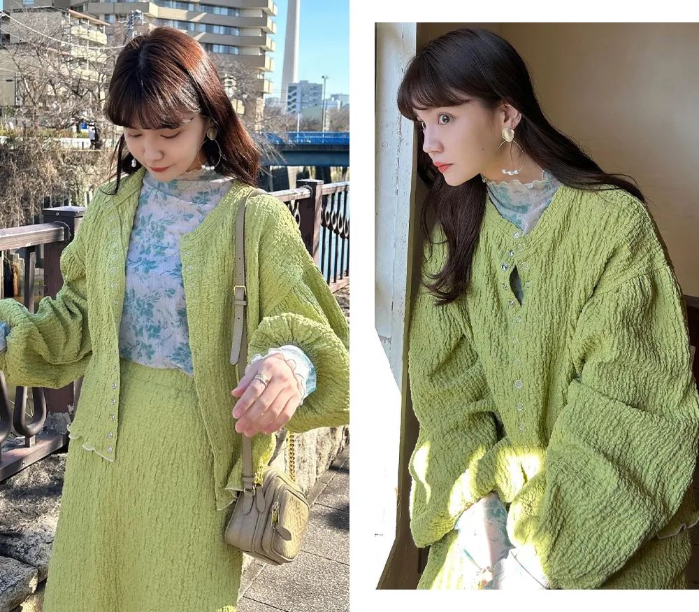 今年早春必入的裙子太时髦了,秋冬日系减龄裙子