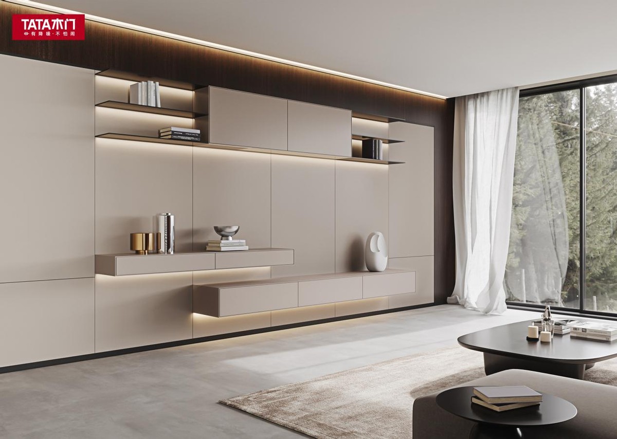 tata木门新品极简超静音玻璃门,tata木门有必要选静音条吗