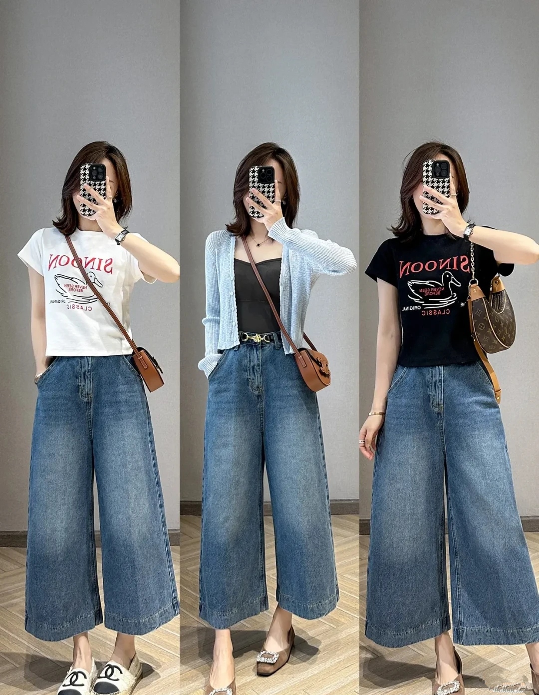 看了这些穿搭示范，才知道一条普通牛仔裤，中年人穿也这么时髦！