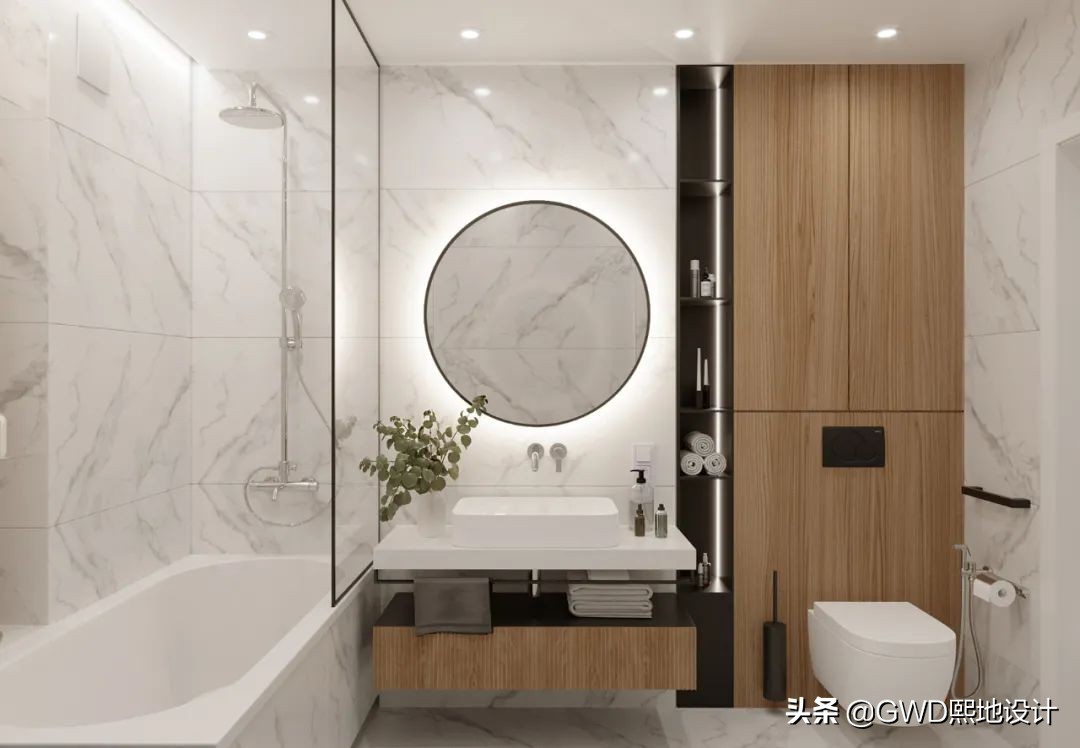 最美卫生间装修效果图,2021最火卫生间设计效果图