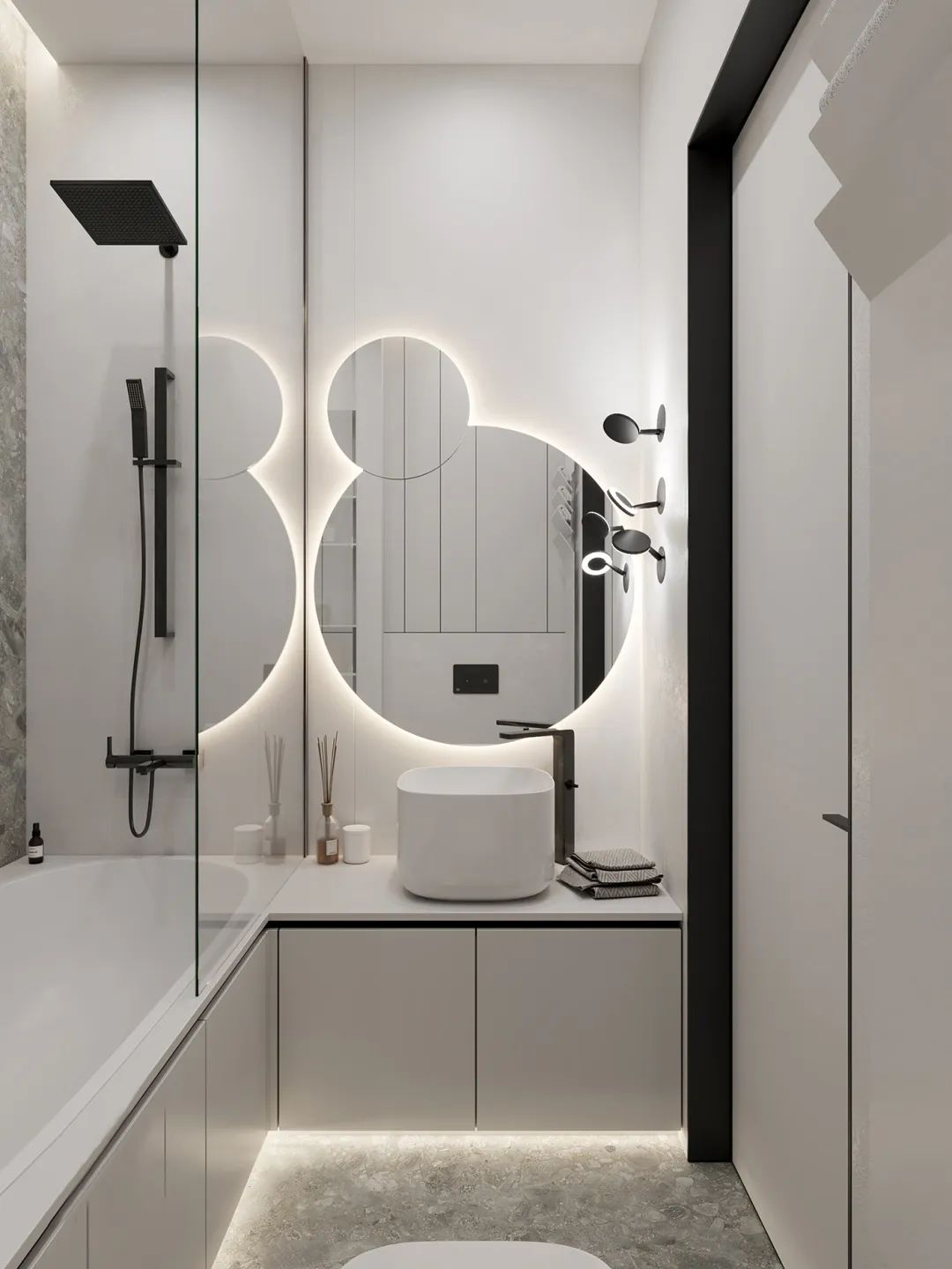 120平高级灰装修效果图,轻奢风装修高级灰120平价格