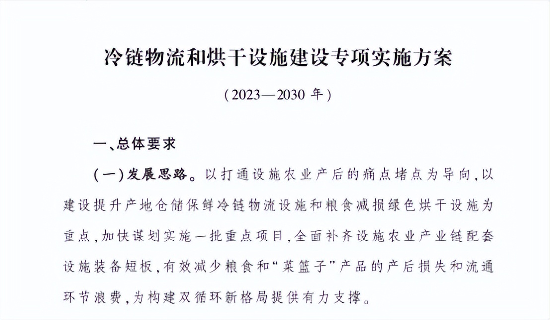 动真格了!抽检合格率下降,国家发文支持建冷库,3类人受益