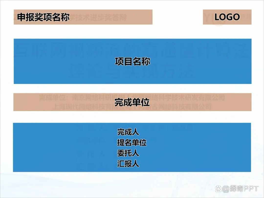 科技奖答辩ppt制作,报奖ppt制作思路