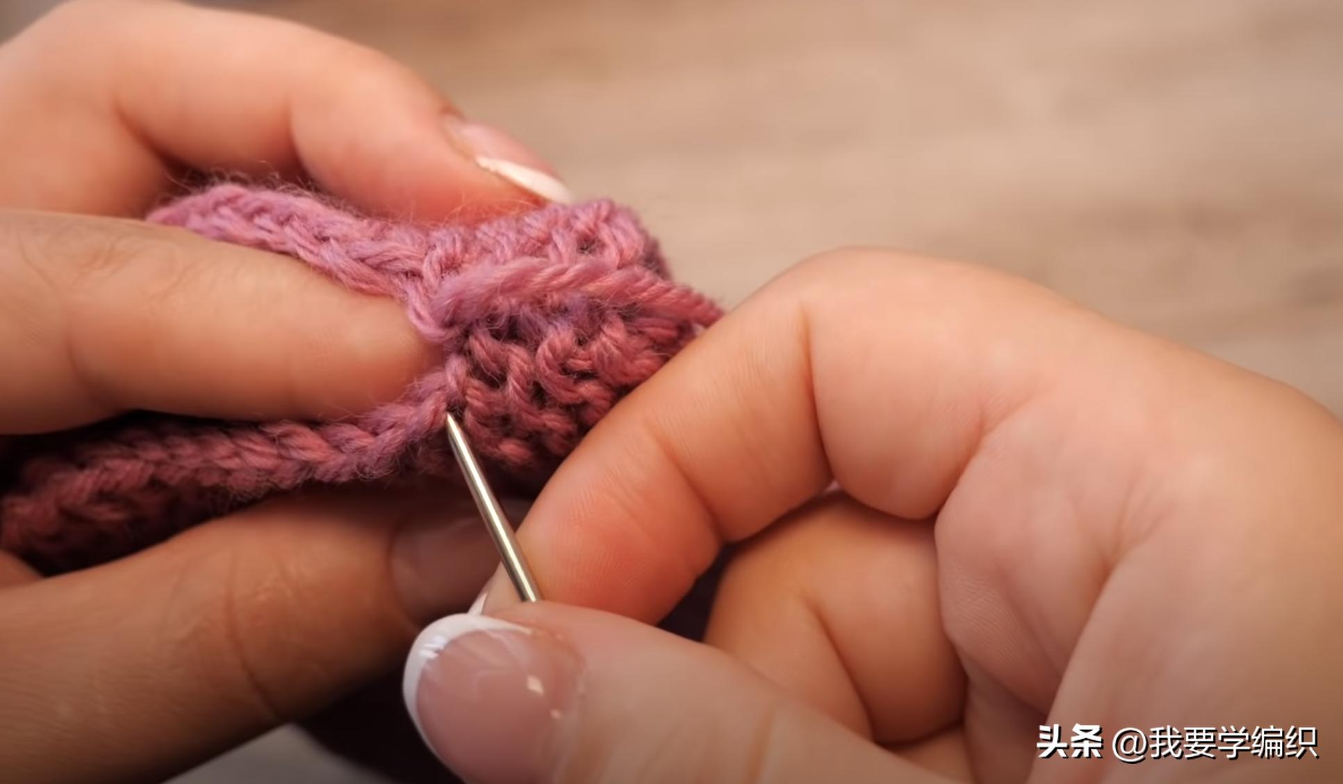 轻松编织一片式地板袜,最简单的一片式地板袜