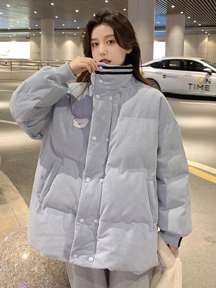 冬日棕色系两面穿棉服穿搭,搭配参考一波温暖的棉服穿搭