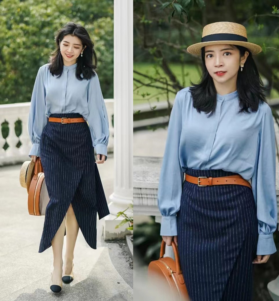 春季建议你多穿“裙子”！这3个半身裙的搭配公式，真显气质