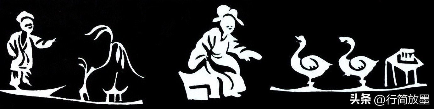 王羲之一笔写鹅缩句,王羲之一笔写鹅