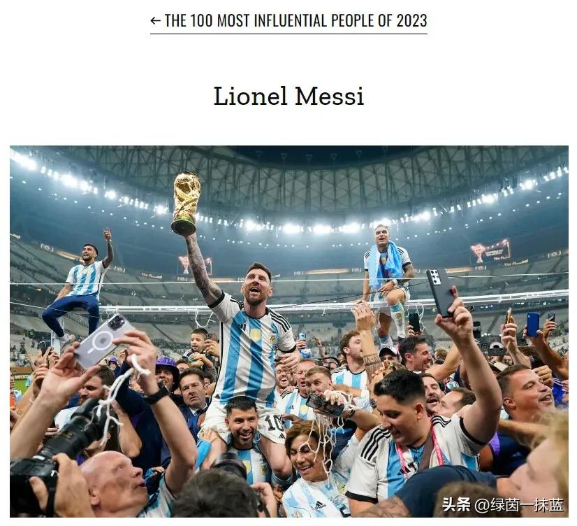 梅西入选时代杂志百大人物,费德勒评价梅西