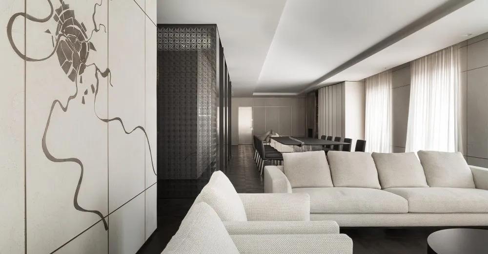 180平现代高级质感大平层,遵义大平层轻奢装修实景高级感