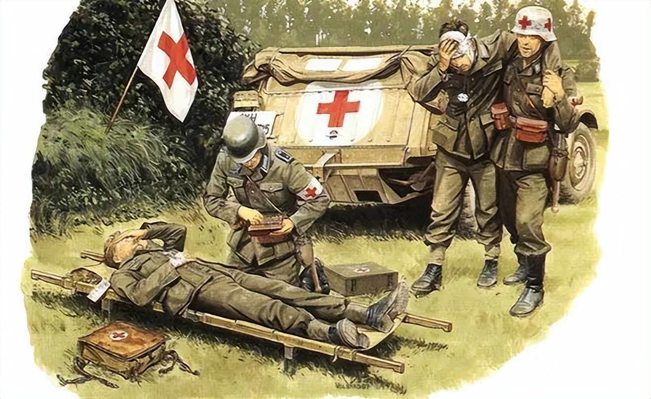 二战德军装甲部队彩绘,二战士兵的彩绘