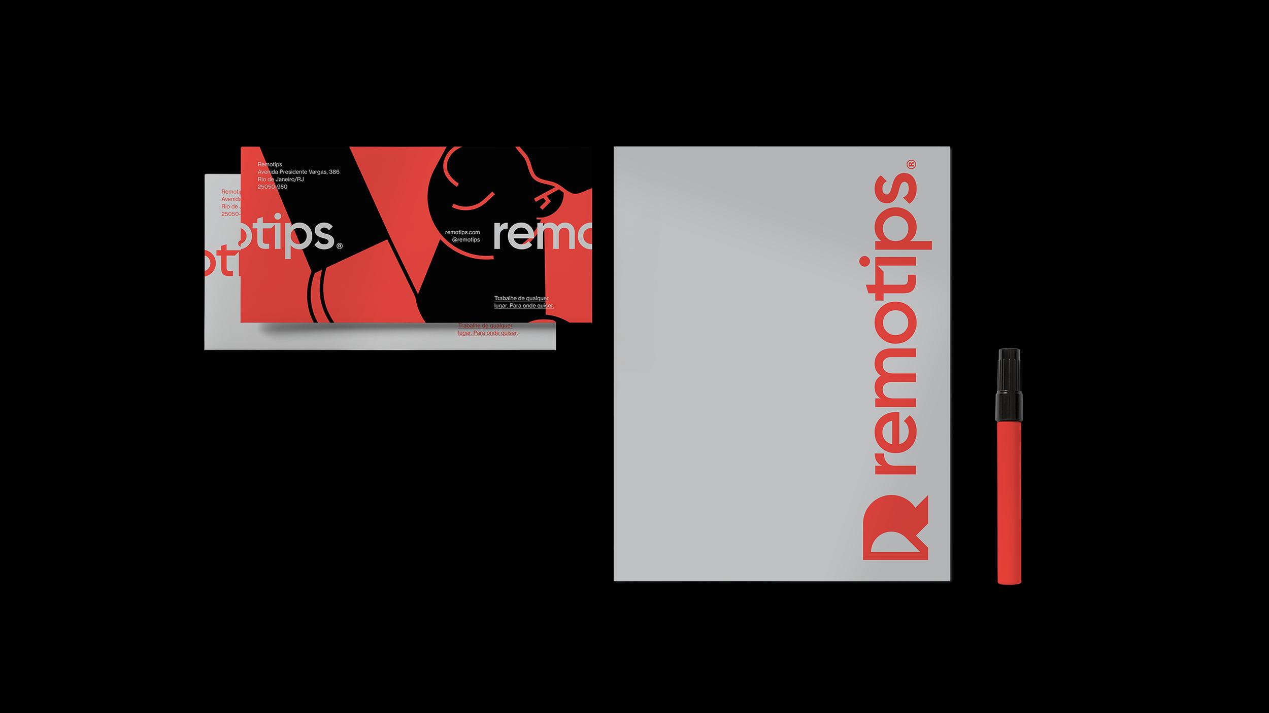 Remotips巴西境内外远程工作公司logo设计via:berrielbrands