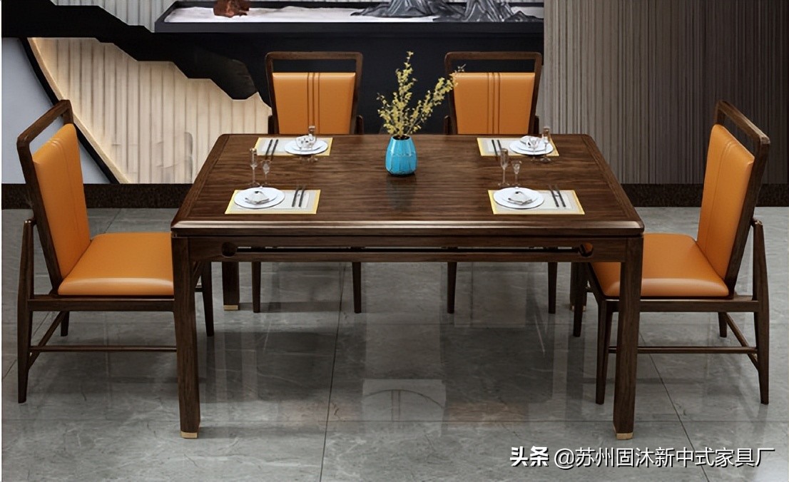 145平中式风格装修红木家具,145新中式三室二厅装修多少钱