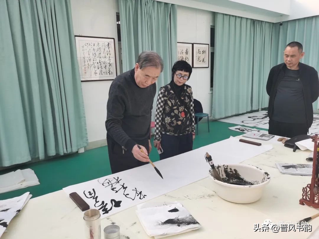 山西老年书画家协会主席郭健一行在博鳌乡村振兴论坛书画院调研