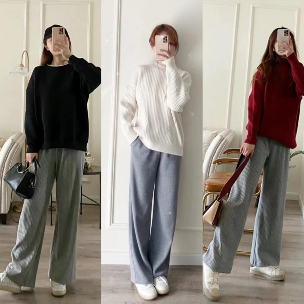 今年冬天什么裤型百搭又保暖,小白裤冬天