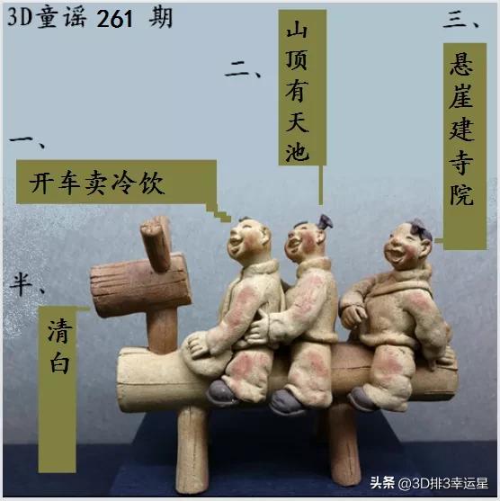 福彩3D第261期太湖字谜分析解读预测（第一稿）