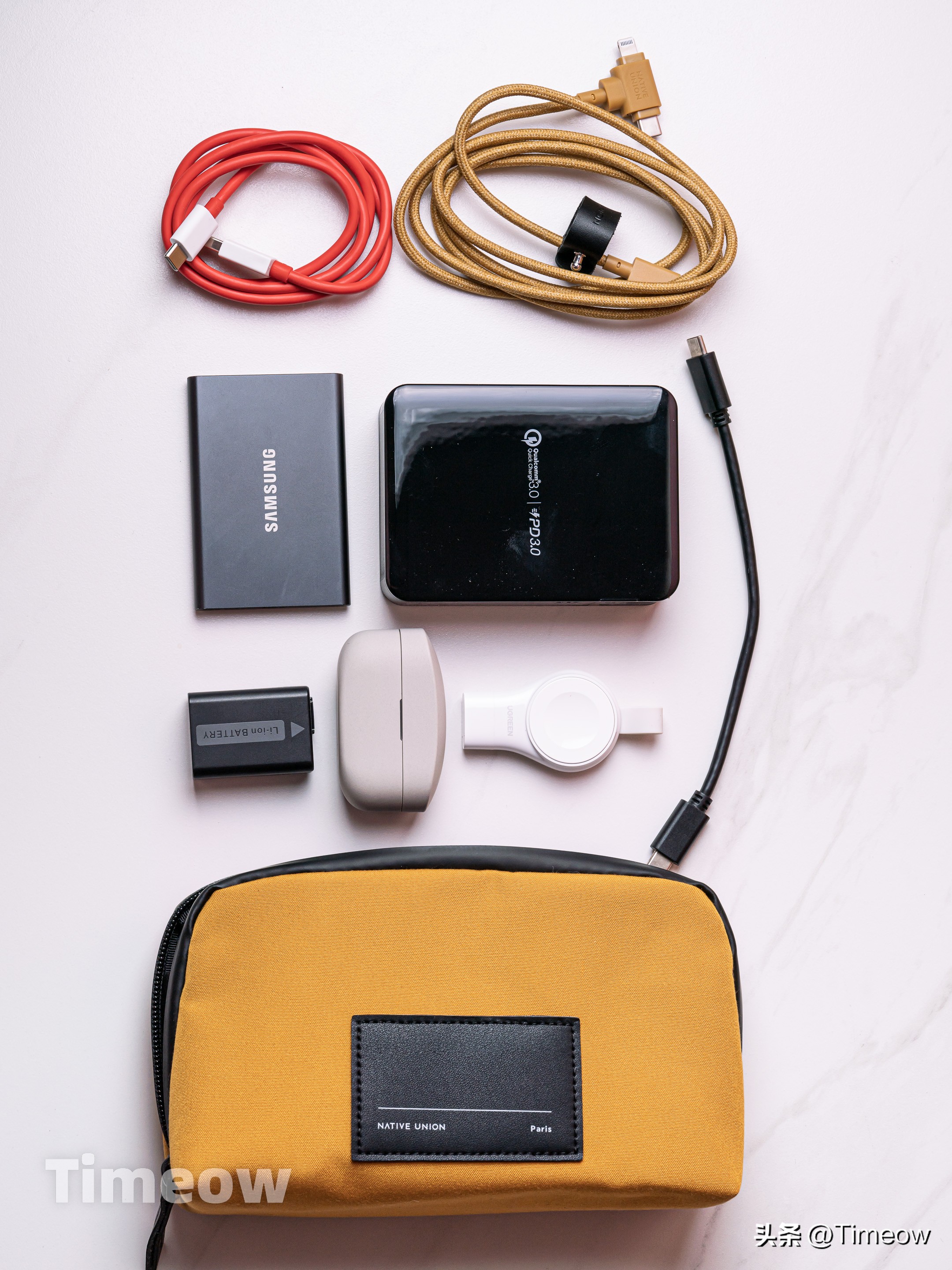 为了即将到来的旅行我买了统一色系高颜值的数码包包和保护套