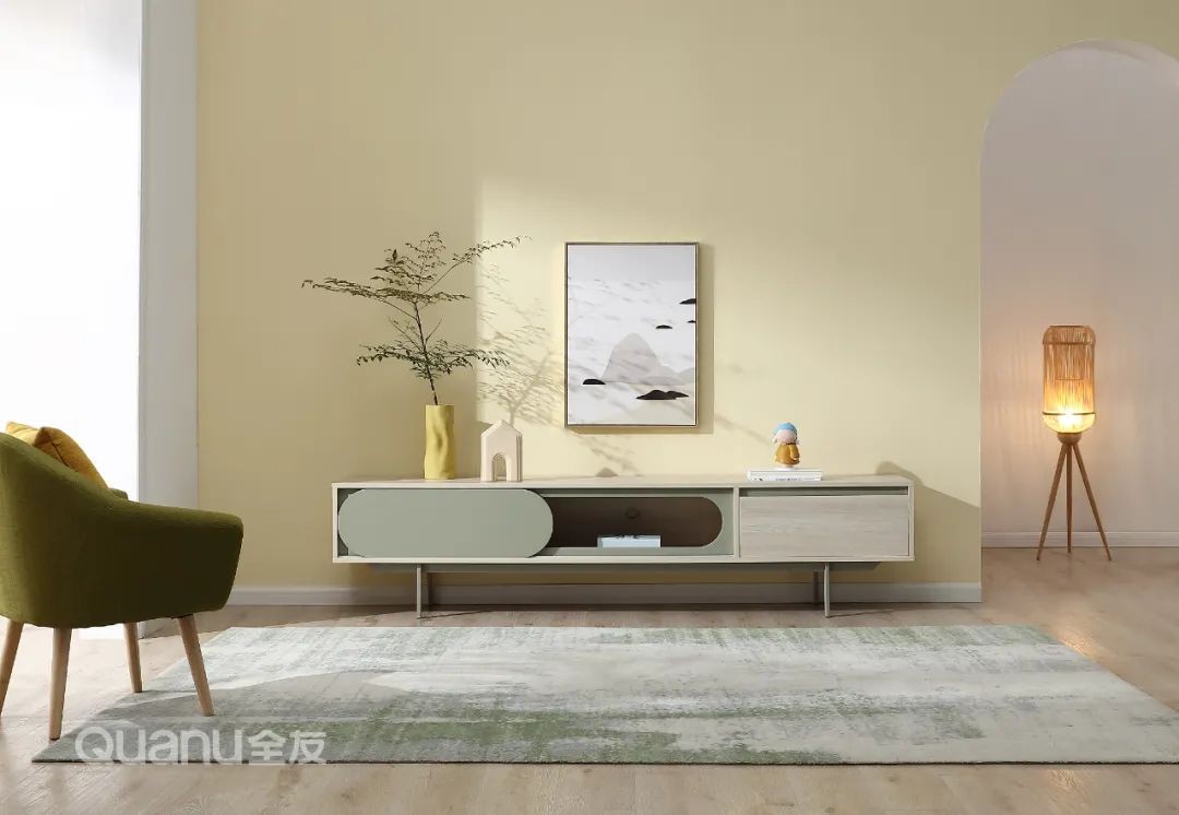 30款简约但不简单的电视柜设计,电视柜最新款极简风格装修效果图