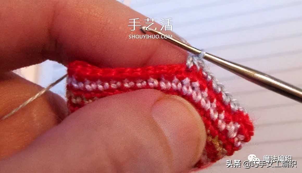 春夏季钩针镂空花样视频教程全集,钩年年有余小鱼挂件