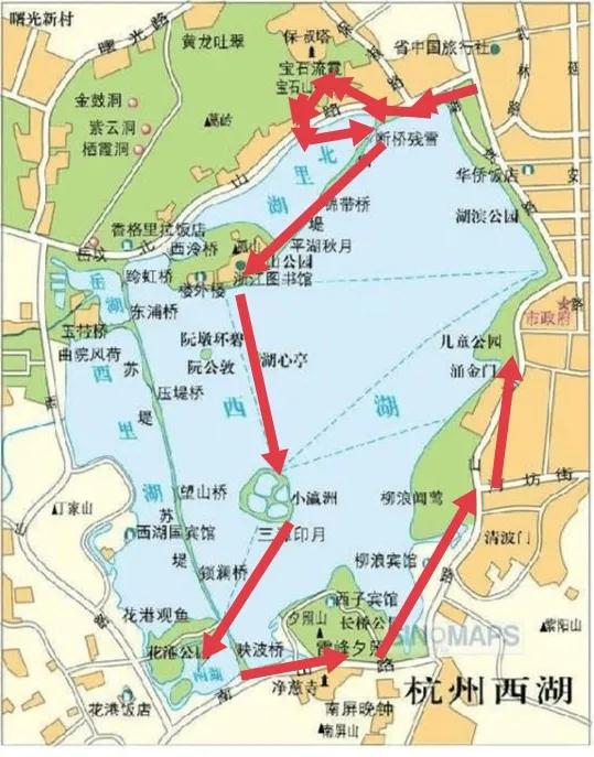 去西湖怎么玩最轻松,西湖1小时游玩攻略
