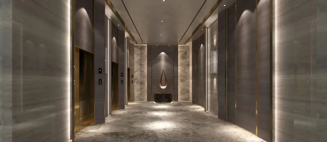 这就是5星级酒店，必须用大理石装修电梯的原因