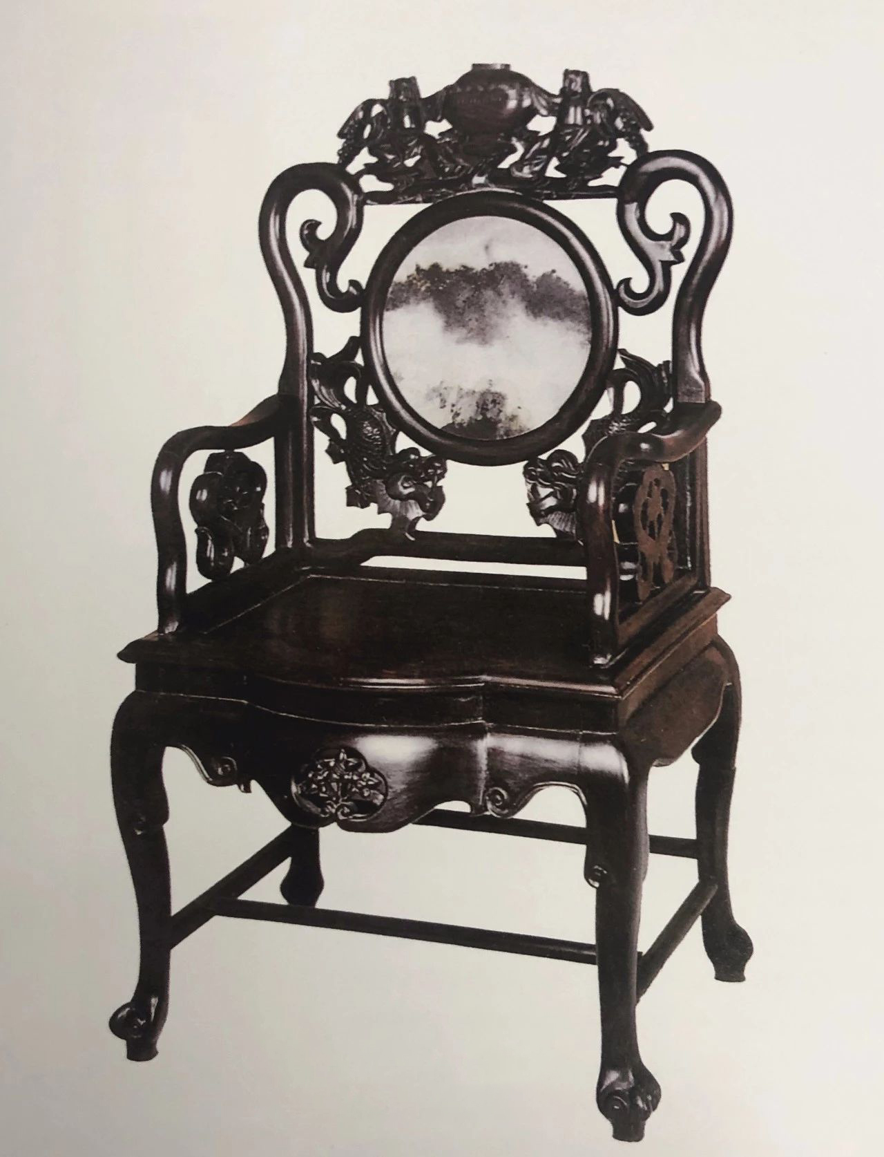 明清家具用的石材,明清家具的草龙纹