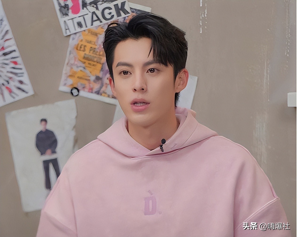 王鹤棣同款whoosis紫色卫衣,王鹤棣同款蓝色张嘴猫卫衣