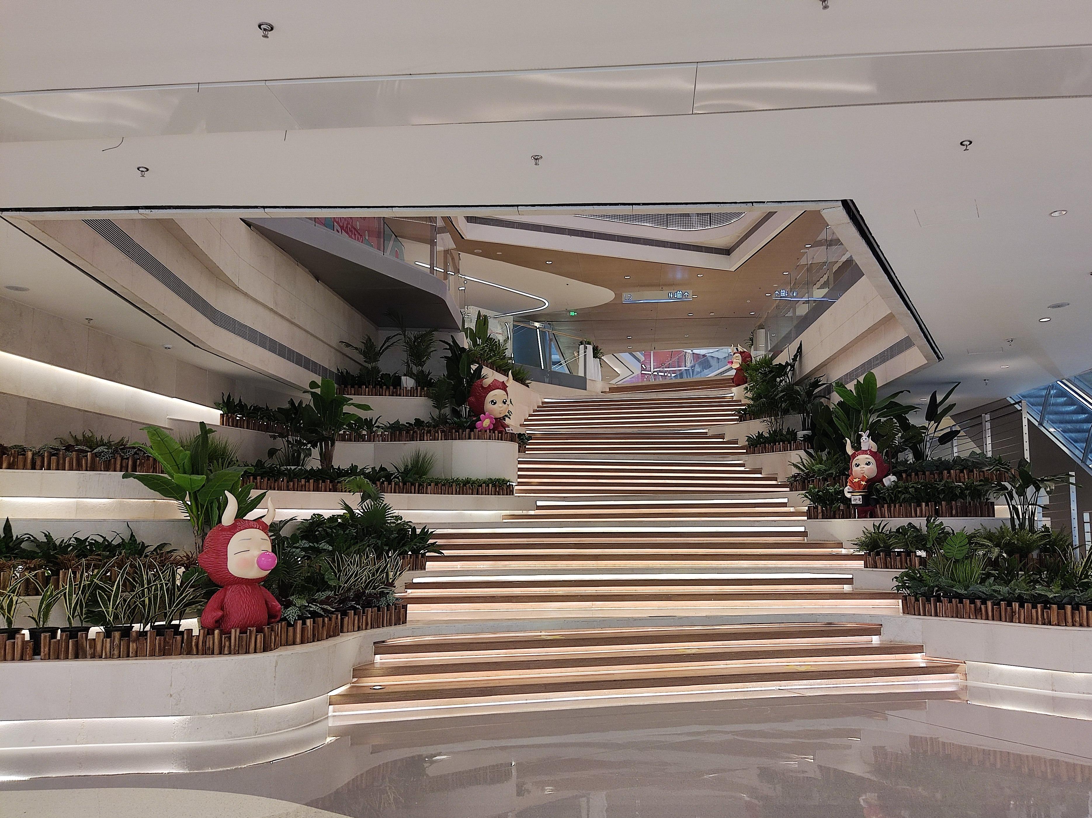 重庆中央公园商圈灯光,重庆中央公园三个商场