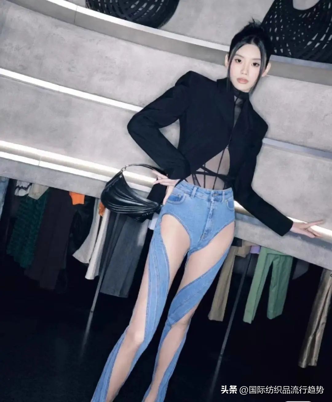 娜扎潮裤,娜扎束脚哈伦裤