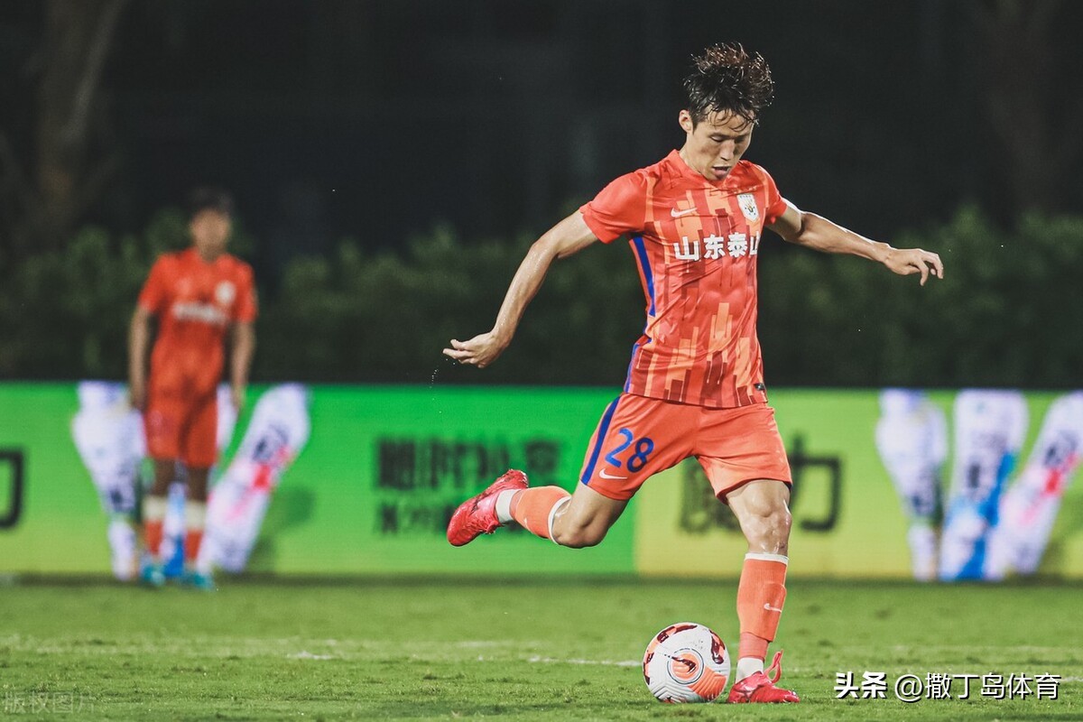 鲁能vs泰州郭田雨,中超山东泰山郭田雨郝伟