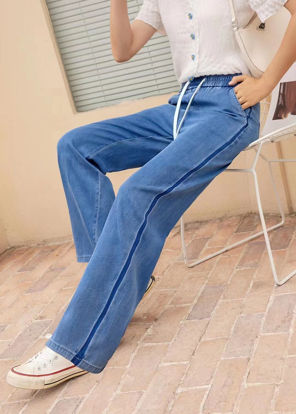 丝滑凉爽天丝牛仔裤,夏天穿的冰丝牛仔裤