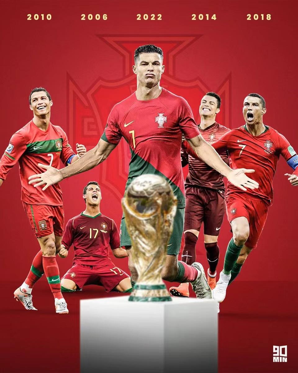 历史上唯一赢得三次世界杯的球员,梅西世界杯连续五届进球