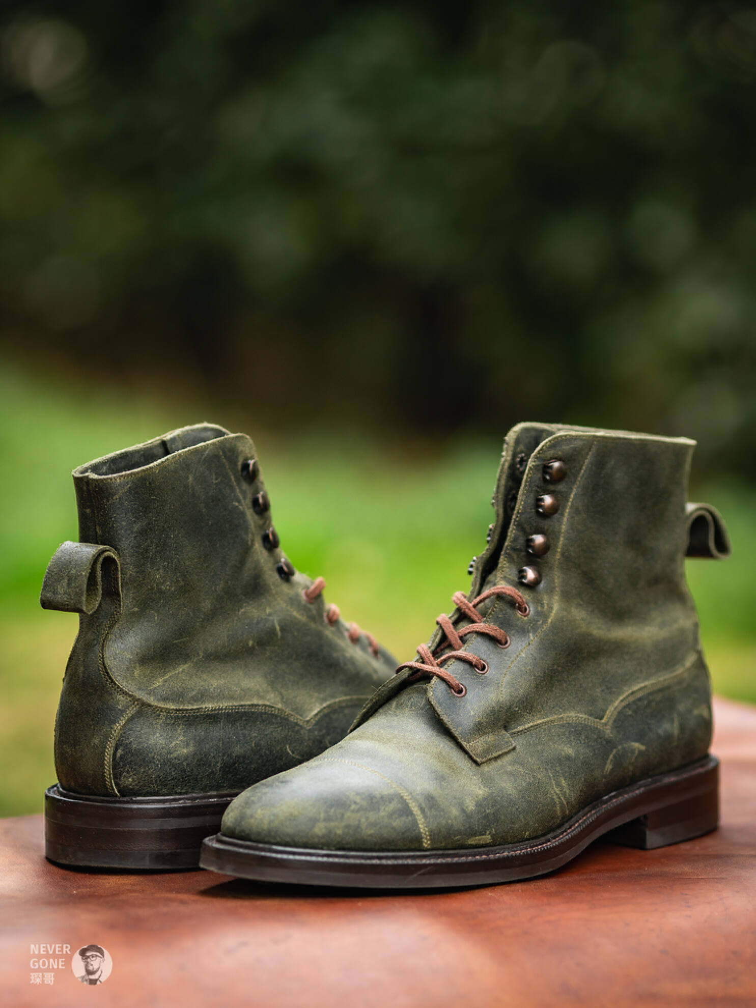 成功集邮EdwardGreen咔叽村靴：蜡翻毛Galway