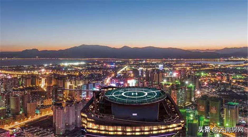 恒隆广场最高楼看昆明全景开放日,昆明恒隆广场观景台拍照